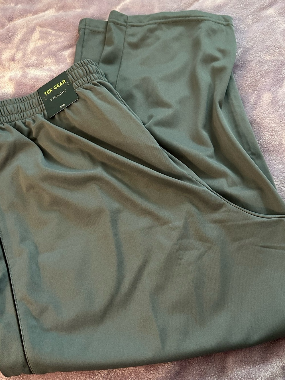 tek gear Men's Gray Straight Athletic Joggers